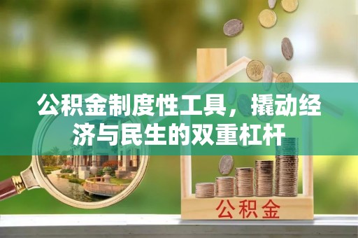 铜鼓公积金制度性工具，撬动经济与民生的双重杠杆