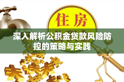 铜鼓深入解析公积金贷款风险防控的策略与实践