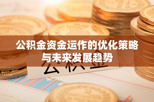 铜鼓公积金资金运作的优化策略与未来发展趋势