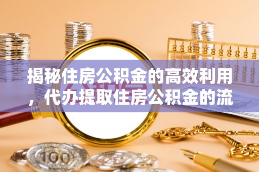 铜鼓揭秘住房公积金的高效利用，代办提取住房公积金的流程与技巧