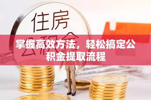 铜鼓掌握高效方法，轻松搞定公积金提取流程