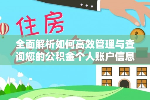铜鼓全面解析如何高效管理与查询您的公积金个人账户信息