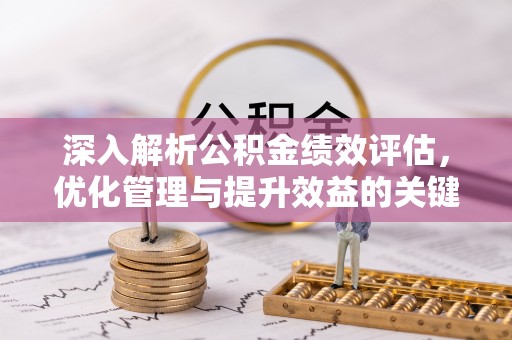 铜鼓深入解析公积金绩效评估，优化管理与提升效益的关键路径