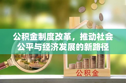 铜鼓公积金制度改革，推动社会公平与经济发展的新路径