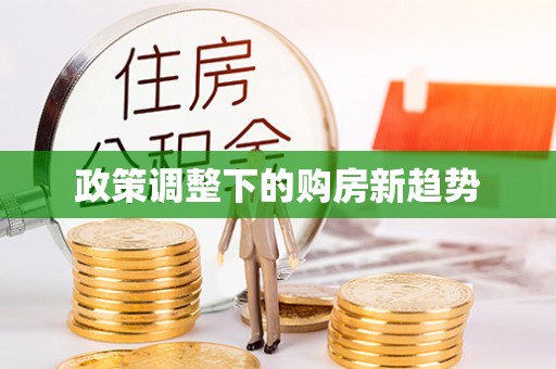 铜鼓政策调整下的购房新趋势