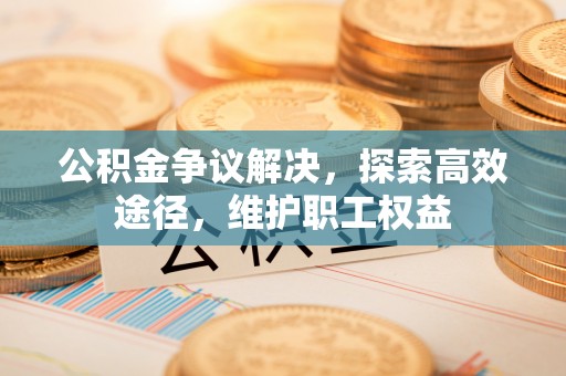 铜鼓公积金争议解决，探索高效途径，维护职工权益