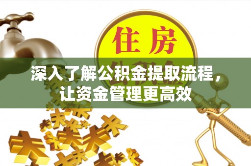 铜鼓深入了解公积金提取流程，让资金管理更高效