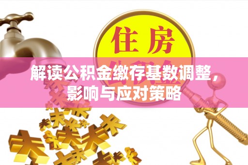 铜鼓解读公积金缴存基数调整，影响与应对策略
