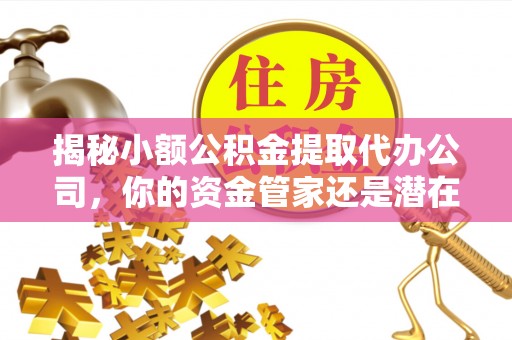 铜鼓揭秘小额公积金提取代办公司，你的资金管家还是潜在风险？