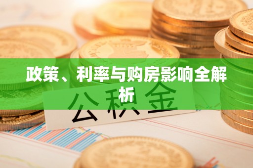 铜鼓政策、利率与购房影响全解析