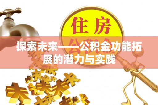 铜鼓探索未来——公积金功能拓展的潜力与实践
