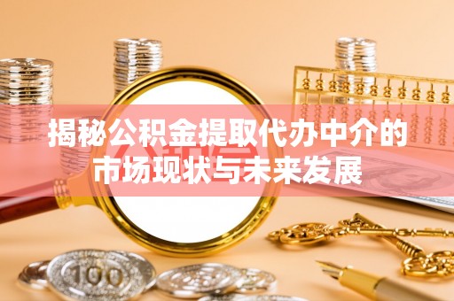 铜鼓揭秘公积金提取代办中介的市场现状与未来发展