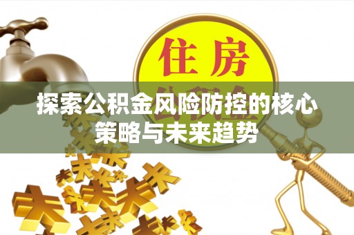 铜鼓探索公积金风险防控的核心策略与未来趋势