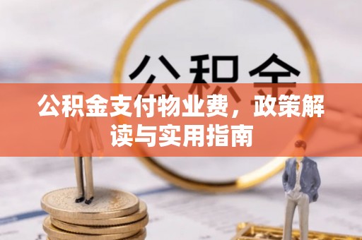 铜鼓公积金支付物业费，政策解读与实用指南
